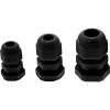 InLine Kabelverschraubung Nylon IP68 3,5 - 6 mm schwarz 10 Stk., Neopren, Nylon, Schwarz, 43 g, 80 mm, 120 mm, 25 mm