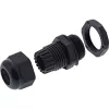 InLine Kabelverschraubung Nylon IP68 3,5 - 6 mm schwarz 10 Stk., Neopren, Nylon, Schwarz, 43 g, 80 mm, 120 mm, 25 mm