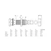 InLine Kabelverschraubung Nylon IP68 4 - 8 mm grau 10 Stk.