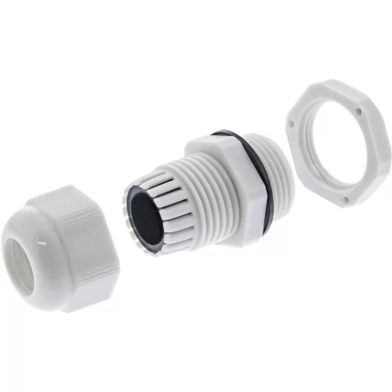 InLine Kabelverschraubung Nylon IP68 3,5 - 6 mm grau 10 Stück