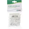 Quadratische Kabelklemme InLine 44020 8mm Weiß 100 Stück Packung