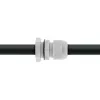 Kabelverschraubung InLine 6–12 mm Nylon IP68 grau, 10er-Pack, Außendurchmesser 12 mm