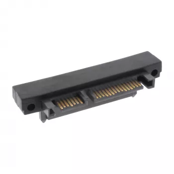 InLine SATA-Adapter, M/W, 22-polig (15+7) nach unten abgewinkelt