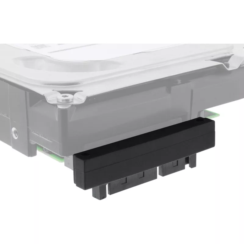 InLine SATA-Adapter, M/W, 22-polig (15+7) nach unten abgewinkelt