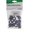 Kabelverschraubung InLine 44012B Nylon IP68 für Kabel Ø6–12 mm, schwarz, 10er-Pack