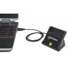 Manhattan USB-A Smart/SIM-Kartenleser, 480 Mbit/s (USB 2.0), Desktop-Standgerät, Reibungstyp-kompatibel, Hi-Speed USB, Kabel 86 cm, Schwarz, Drei Jahre Garantie