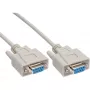 InLine Nullmodem-Kabel DB9 Buchse / Buchse, vergossen, 2m