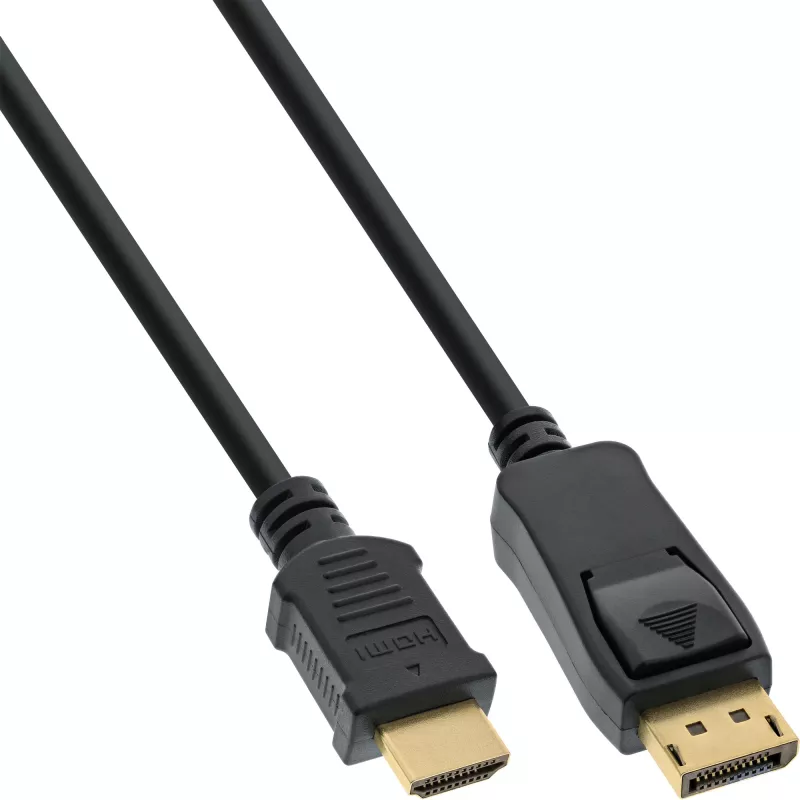 DisplayPort-zu-HDMI-Konverterkabel InLine 17184 1,5 m schwarz