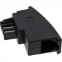 InLine TAE-N Adapter TAE-N Stecker / RJ11 Buchse 6P4C