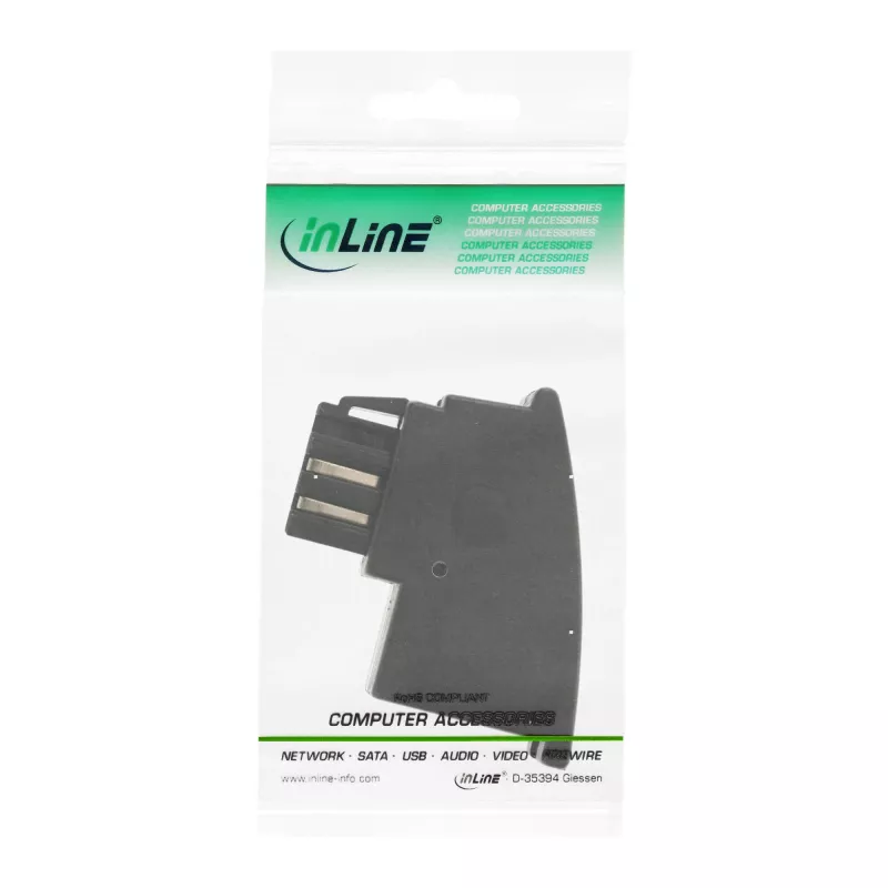 InLine TAE-N Adapter TAE-N Stecker / RJ11 Buchse 6P4C
