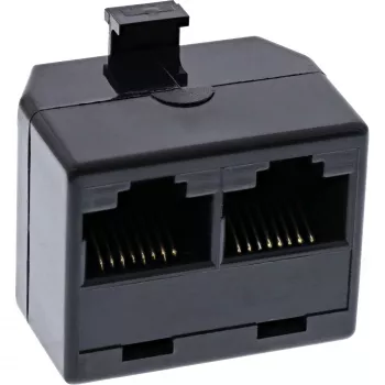 InLine ISDN-Verteilerrack 1x RJ45 M / 2x RJ45 F ohne Abschlusswiderstand