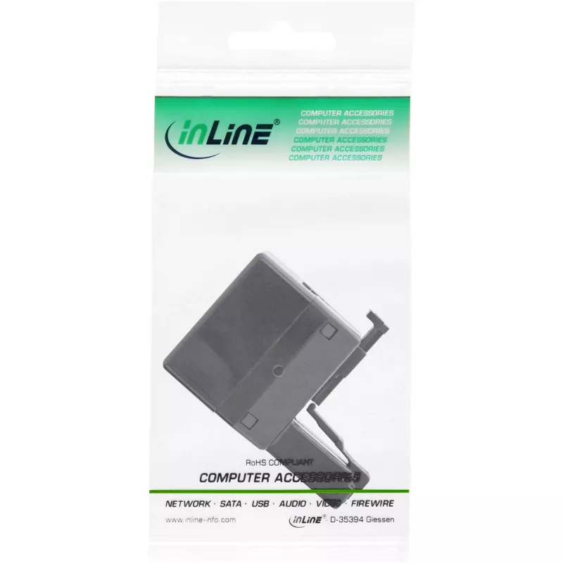 InLine ISDN-Verteilerrack 1x RJ45 M / 2x RJ45 F ohne Abschlusswiderstand