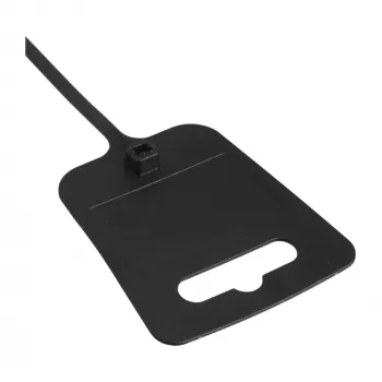 Kabelmarkierungsbinder InLine 200 mm x 5 mm, Nylon, Eurohole, schwarz, 100 Stk.