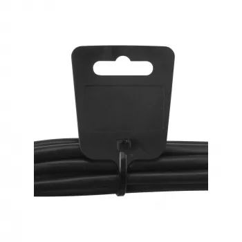 Kabelmarkierungsbinder InLine 200 mm x 5 mm, Nylon, Eurohole, schwarz, 100 Stk.