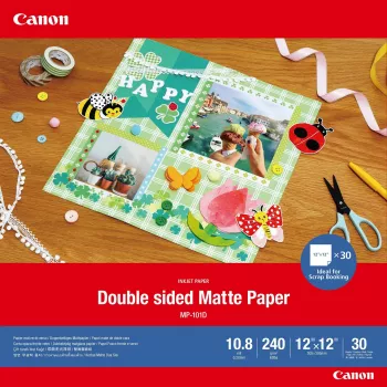 Canon MP-101D Doppelseitiges Mattpapier, 12“x12”, 30 Blatt