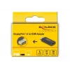 DELOCK Aktiver DisplayPort 1.4 auf HDMI Adapter 8K HDR Schwarz