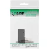 InLine DisplayPort-Adapter, DisplayPort Stecker / Buchse nach unten abgewinkelt