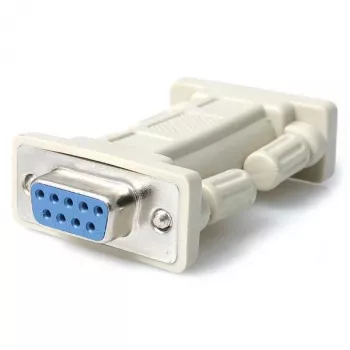 StarTech.com DB9 RS232 Serielle Nullmodem-Adapter - F/F, DB-9, DB-9, Weiß