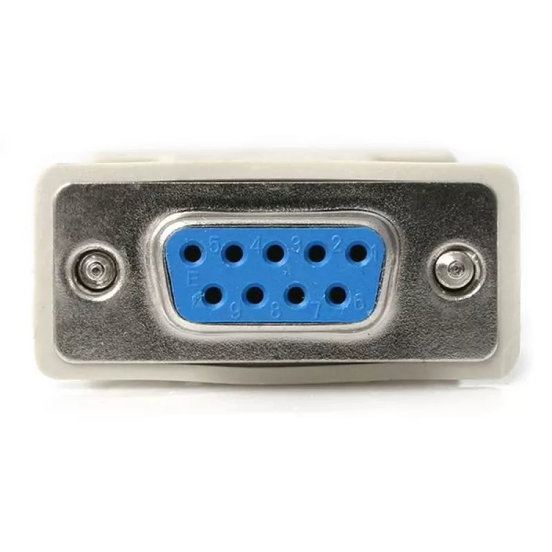 StarTech.com DB9 RS232 Serielle Nullmodem-Adapter - F/F, DB-9, DB-9, Weiß