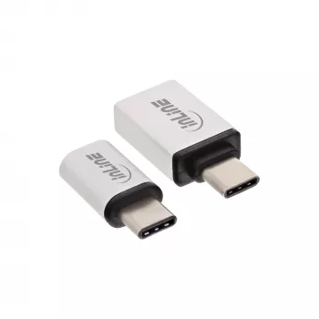 USB-C Adapter Set InLine 35809 USB-C M auf Micro-USB F USB3.0 A F