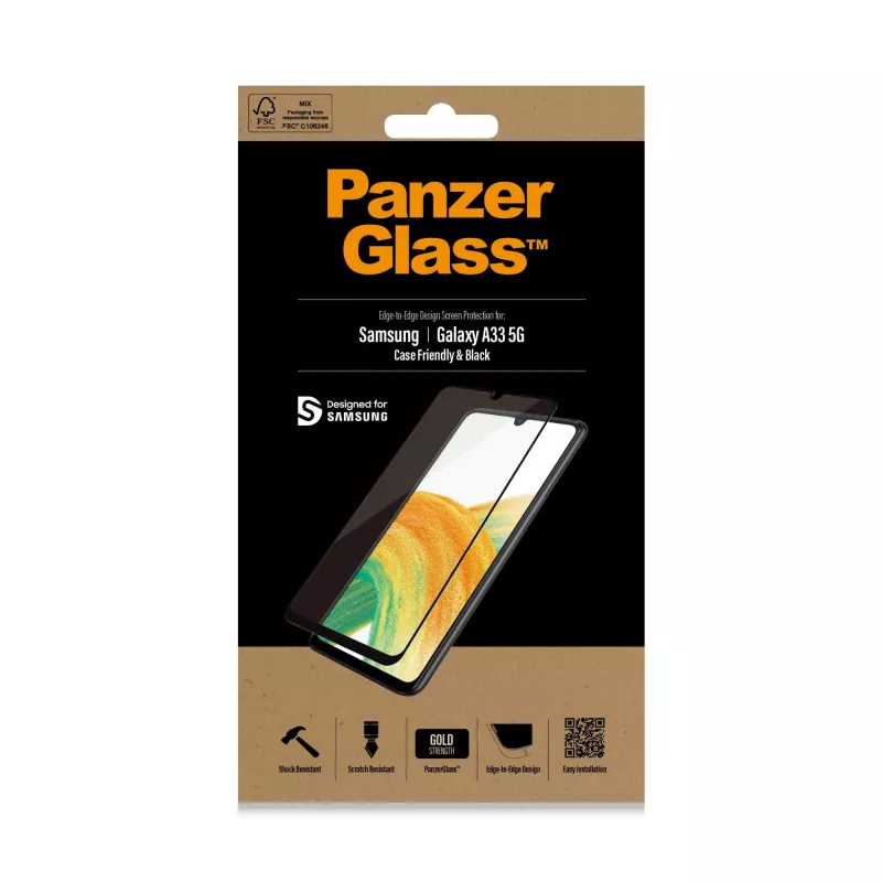 Bildschirmschutzglas PanzerGlass Samsung Galaxy A33 5G kratz- und stoßfest