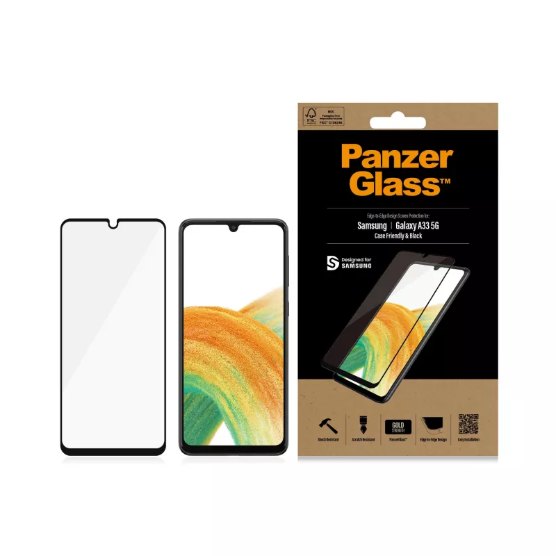 Bildschirmschutzglas PanzerGlass Samsung Galaxy A33 5G kratz- und stoßfest