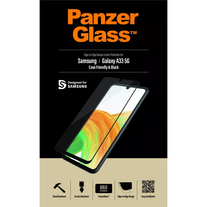 Bildschirmschutzglas PanzerGlass Samsung Galaxy A33 5G kratz- und stoßfest