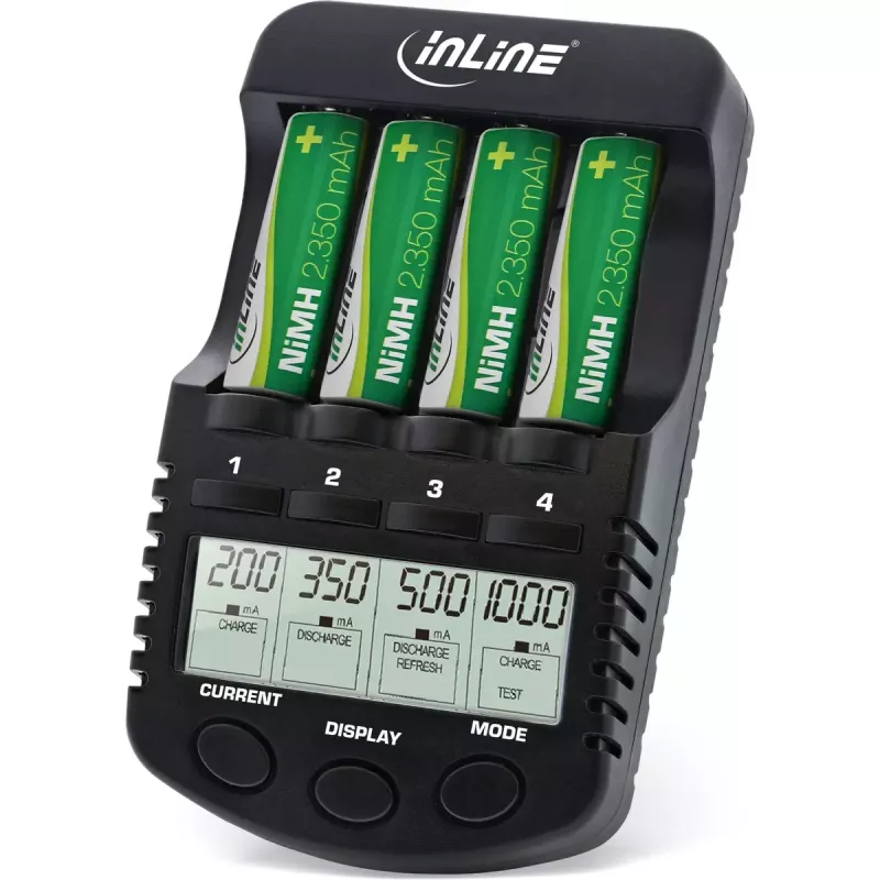 InLine 1287 Akkuladegerät Haushaltsbatterie DC