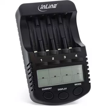 InLine 1287 Akkuladegerät Haushaltsbatterie DC