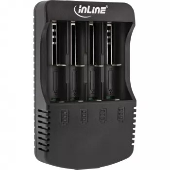 InLine Ladegerät für Lithium- und NiCd+NiMH-Akkus, 1 Stück
