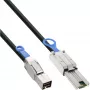 InLine externes Mini SAS HD Kabel SFF-8644 auf SFF-8088 6 Gb/s 1 m