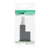 InLine Patchkabel-Adapter Cat.6A, RJ45 Stecker / Buchse, 90° nach oben abgewinkelt