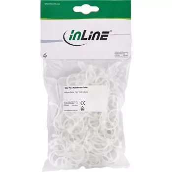 Kabelbinder (Twist Ties) InLine 3,5–5 mm, naturfarben, 100 Stück