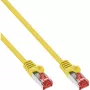 InLine Patchkabel S/FTP PiMF Cat.6 250MHz Kupfer halogenfrei gelb 1,5m