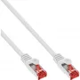 InLine Patchkabel S/FTP PiMF Cat.6 250MHz Kupfer halogenfrei weiß 1,5m