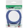 InLine Patchkabel S/FTP PiMF Cat.6 250MHz Kupfer halogenfrei blau 1,5m