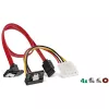 InLine HDD/SSD-Montagerahmen-SET mit SATA- und Stromkabel, abgewinkelt, inkl. Schrauben
