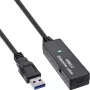 InLine USB 3.2 Gen.1 aktive Verlängerung, USB-A Stecker auf USB-C Buchse, 5m