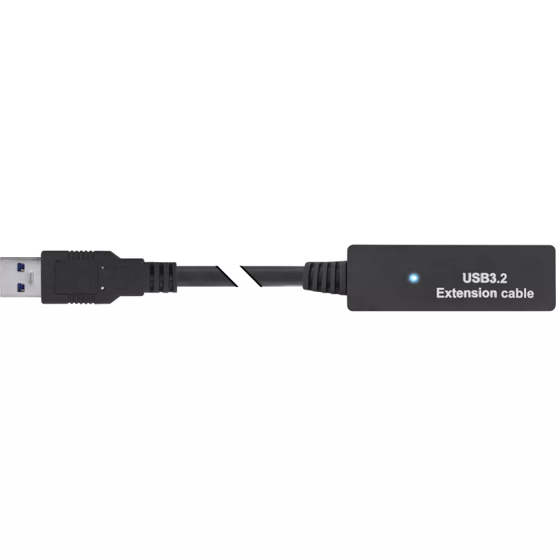 InLine USB 3.2 Gen.1 aktive Verlängerung, USB-A Stecker auf USB-C Buchse, 5m