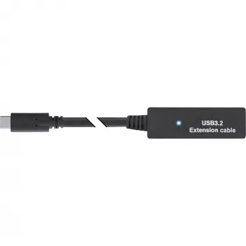 InLine USB 3.2 Gen.1 Aktiv-Verlängerung, USB-C Stecker auf USB-A Buchse, 5 m