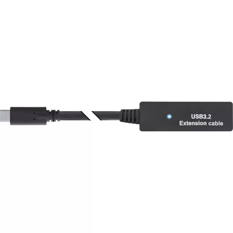 InLine USB 3.2 Gen.1 Aktiv-Verlängerung, USB-C Stecker auf USB-A Buchse, 5 m