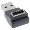 InLine USB 3.2 Adapter, USB-A Stecker auf interne USB-E Frontpanel-Buchse