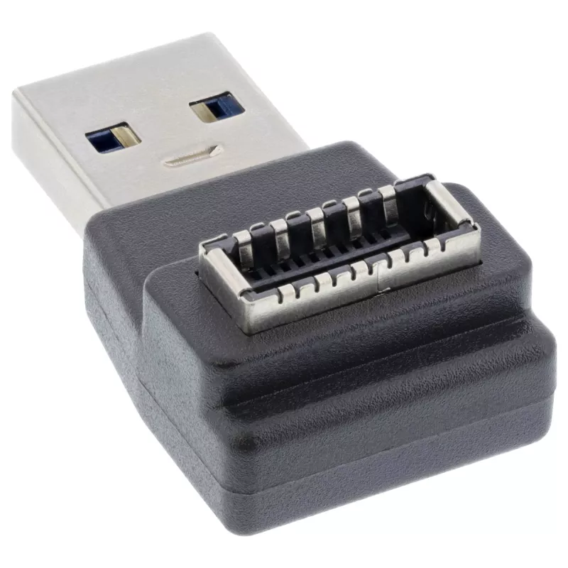 InLine USB 3.2 Adapter, USB-A Stecker auf interne USB-E Frontpanel-Buchse