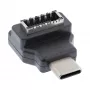 InLine USB 3.2 Adapter, USB-C-Stecker auf interne USB-E-Frontpanel-Buchse