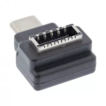 InLine USB 3.2 Adapter, USB-C-Stecker auf interne USB-E-Frontpanel-Buchse