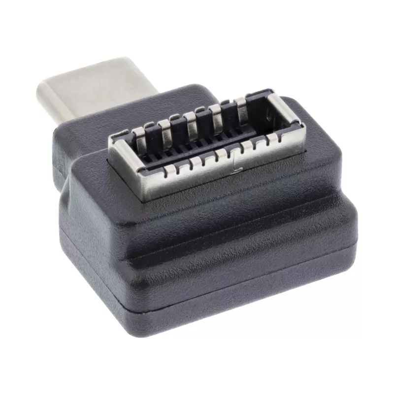 InLine USB 3.2 Adapter, USB-C-Stecker auf interne USB-E-Frontpanel-Buchse