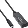 InLine USB 3.2 Gen.1 aktive Verlängerung, USB-C Stecker auf USB-C Buchse, 5m
