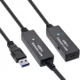 InLine USB 3.2 Gen.1 aktive Verlängerung, USB-A Stecker auf USB-C Buchse, 10 m