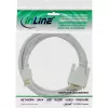 InLine HDMI auf DVI Kabel Stecker / 18+1 Stecker weiß gold 5m