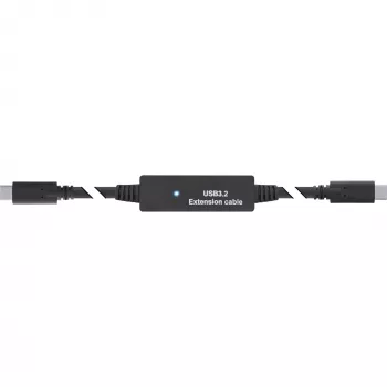 InLine USB 3.2 Gen.1 aktives Kabel, USB-C Stecker auf USB-C Stecker, 5m
